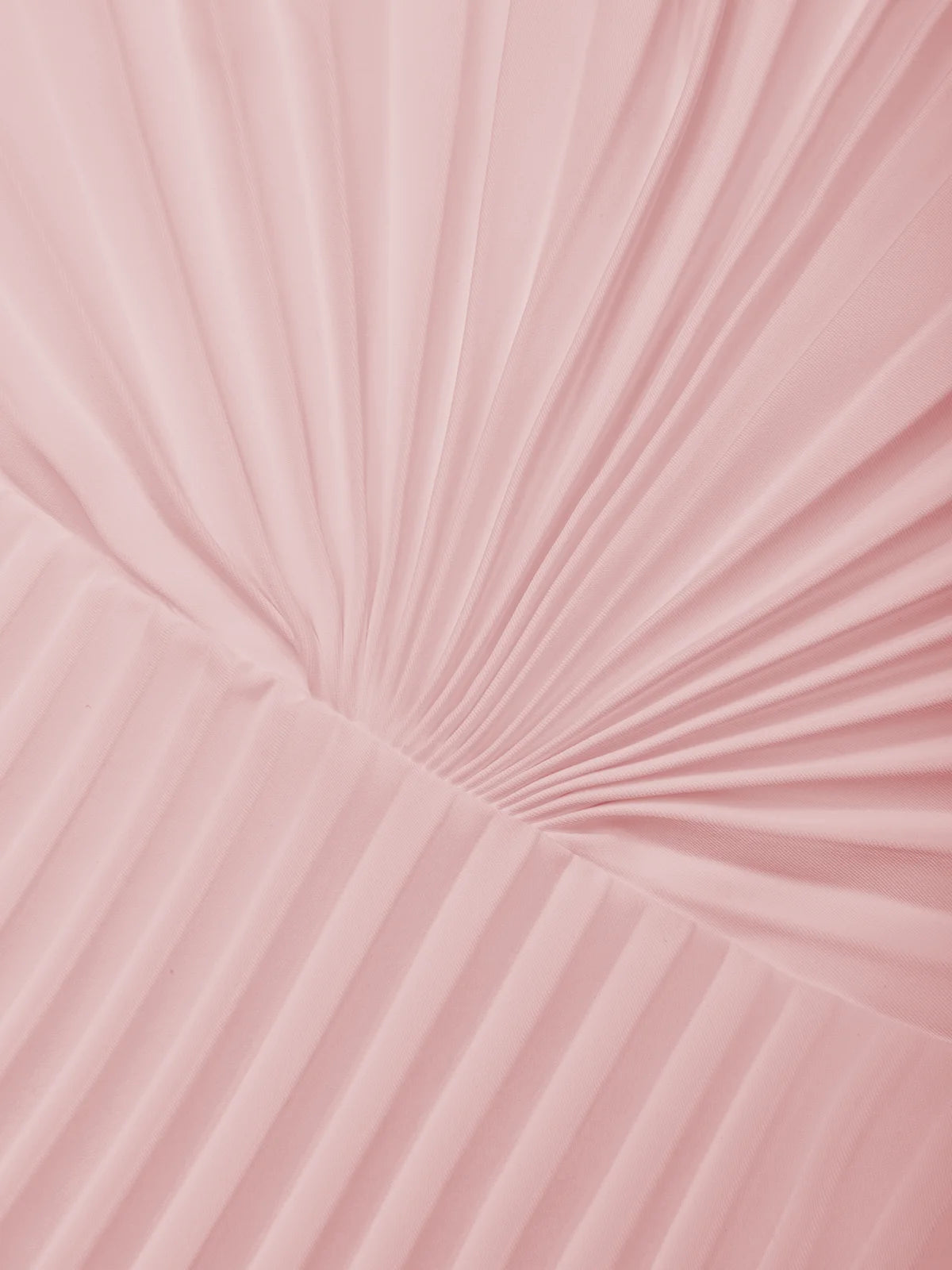 Pink Pleated Classic Strapless Sleeveless A-Line Maxi Dress