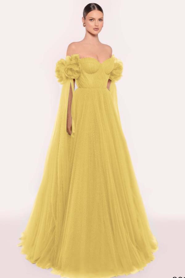 Sleeveless Strapless Off the Shoulder Long Prom Dress With Pleated WQ0206