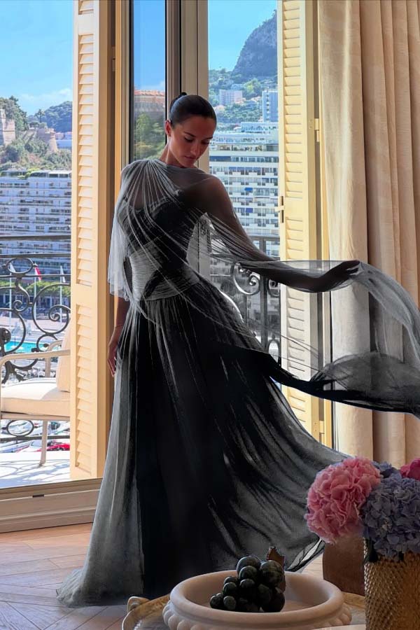 Strapless Sleeveless Long A Line Prom Dress With Pleated Tulle WQ0325