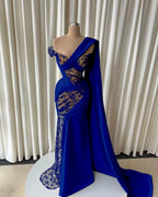 Cocoslly Strapless Sleeveless High Waist Long Prom Dress With Lace And Beading Pearls | Black Satin JZ0166