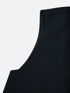Black Ruched Cut Out Classic Crew Neck Cap Sleeve Sheath Midi Dress