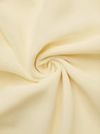Yellow 3D Floral Chiffon Off The Shoulder Short Sleeve A-Line Maxi Dress