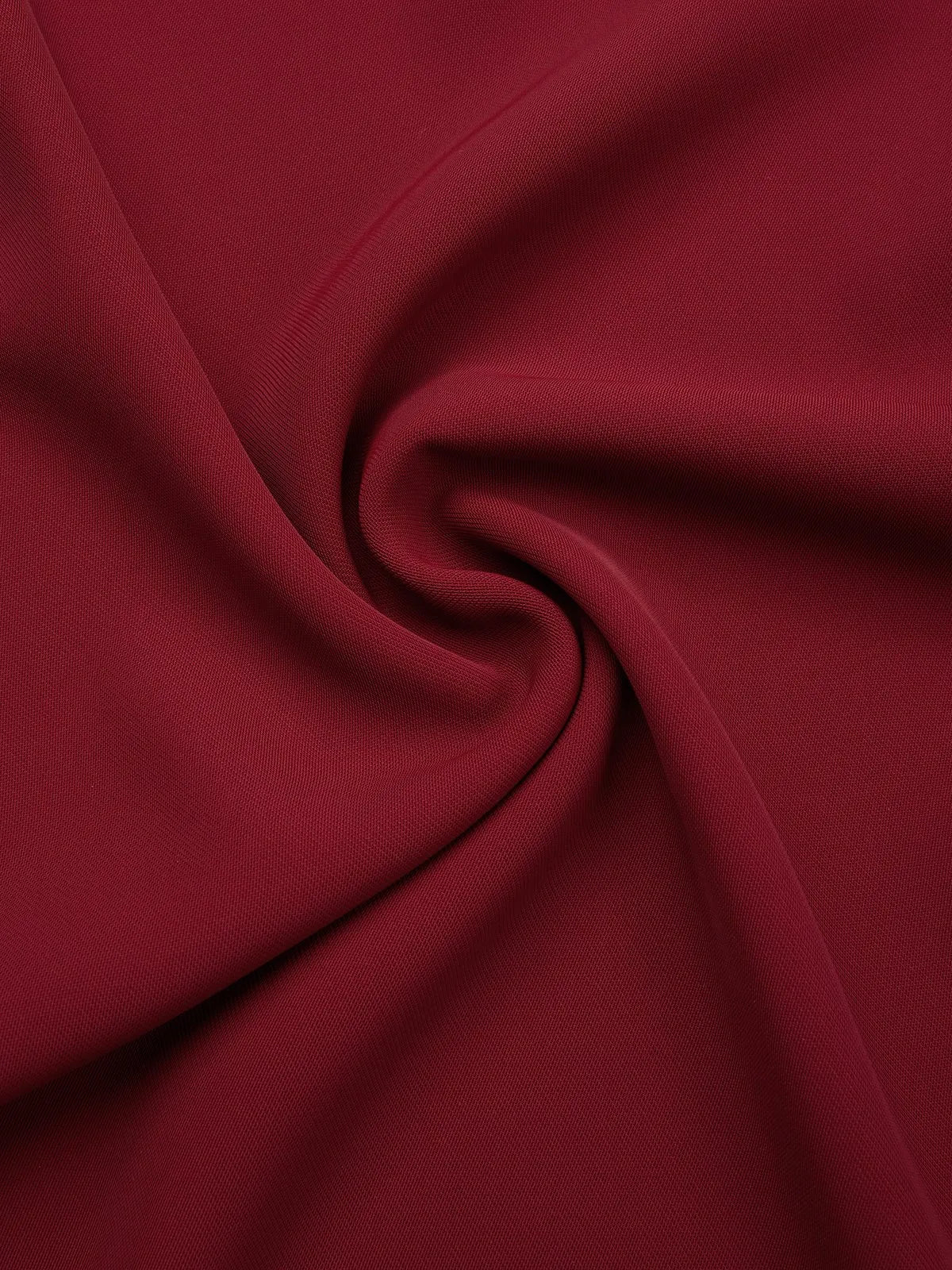 Wine Red Ruffled Classic One Shoulder Mermaid Maxi Dress