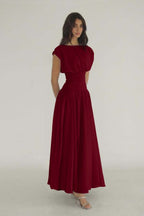 Cocoslly Bateau Simple Summer Sleeveless Long Prom Dress With Beadings | Lilac Chiffon ZT0652