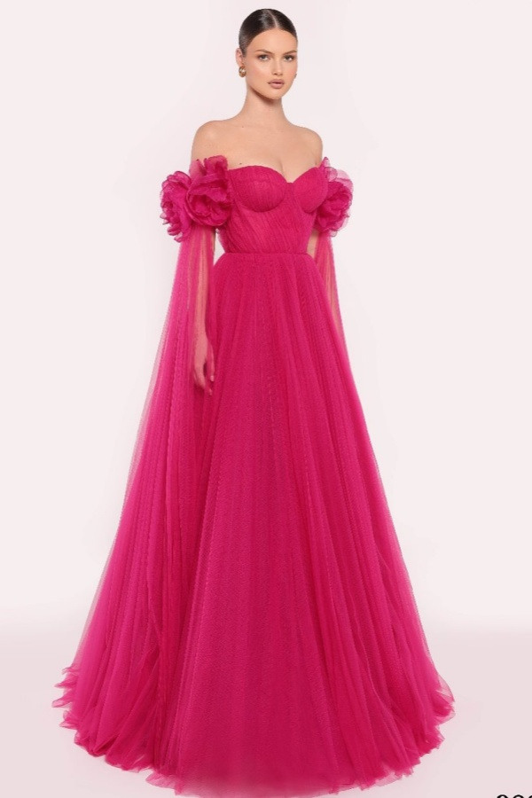 Sleeveless Strapless Off the Shoulder Long Prom Dress With Pleated WQ0206