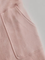 Western Retro Pink Faux Suede Sleeveless Leopard Print Hooded Wide-Leg Jumpsuit