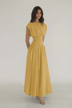 Cocoslly Bateau Simple Summer Sleeveless Long Prom Dress With Beadings | Lilac Chiffon ZT0652