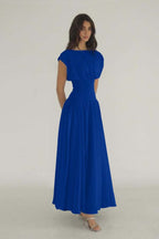 Cocoslly Bateau Simple Summer Sleeveless Long Prom Dress With Beadings | Lilac Chiffon ZT0652