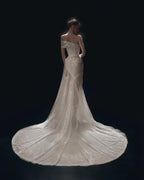 Cocoslly One Shoulder Sleeveless High Waist Long Prom Dress With Sequins | White Tulle YC0569