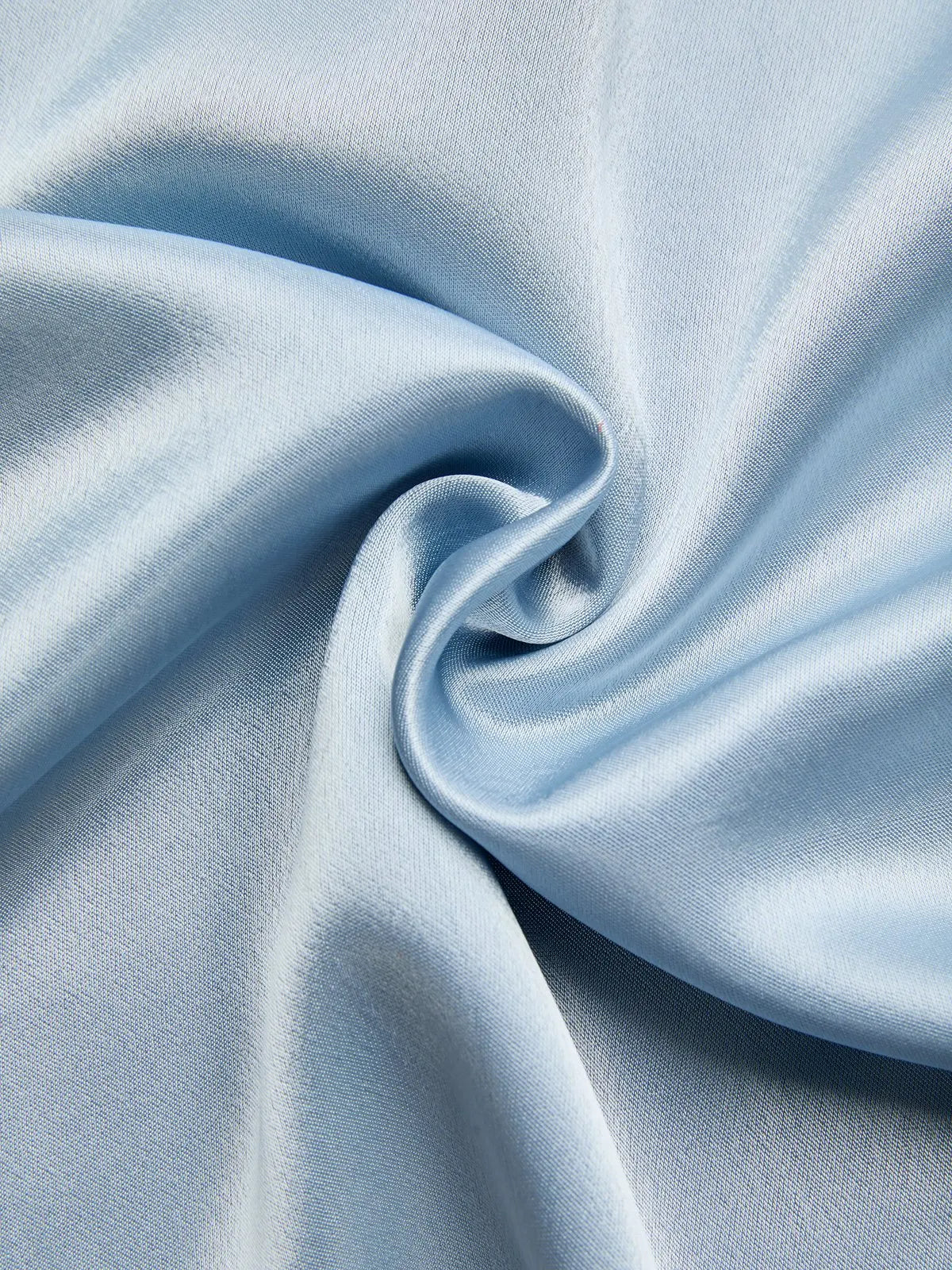 Light Blue Lace Embroidery Ruched Satin One Shoulder Sleeveless Mermaid Floor-length Gown Dress